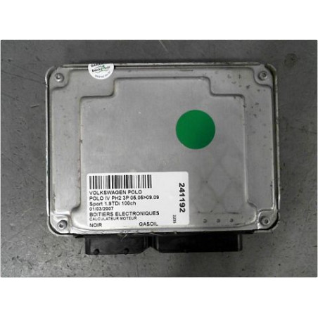 CALCULATEUR MOTEUR VOLKSWAGEN POLO IV PH2 05-09