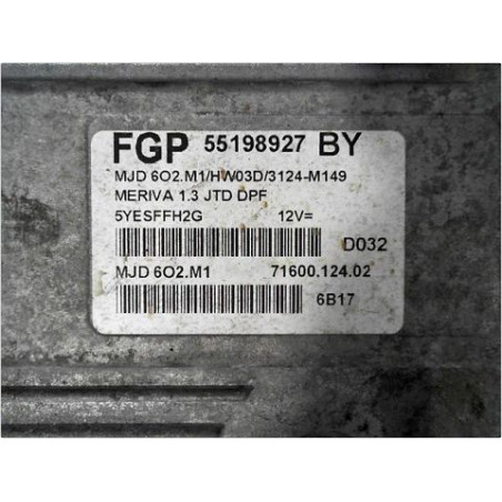 CALCULATEUR MOTEUR OPEL MERIVA 2006-2010