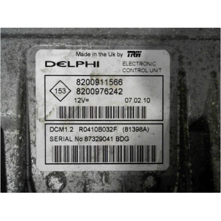 CALCULATEUR MOTEUR RENAULT TWINGO II 07-11