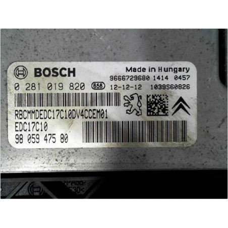 CALCULATEUR MOTEUR PEUGEOT 208 12-15
