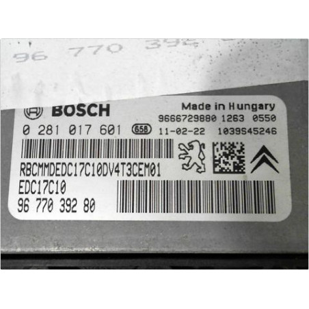 CALCULATEUR MOTEUR PEUGEOT 206+ 09-13