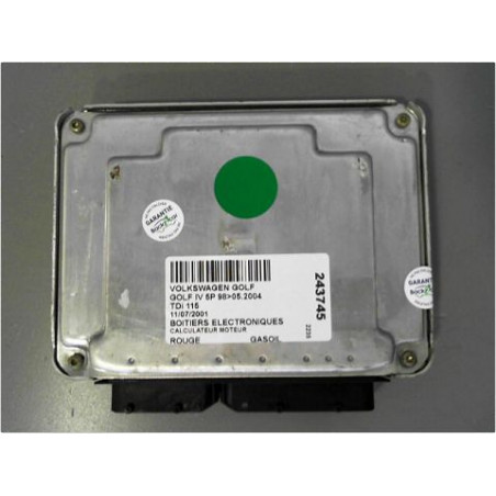 CALCULATEUR MOTEUR VOLKSWAGEN GOLF IV 98-2004