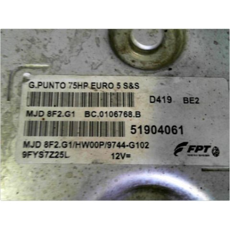 CALCULATEUR MOTEUR FIAT PUNTO EVO III 09-13