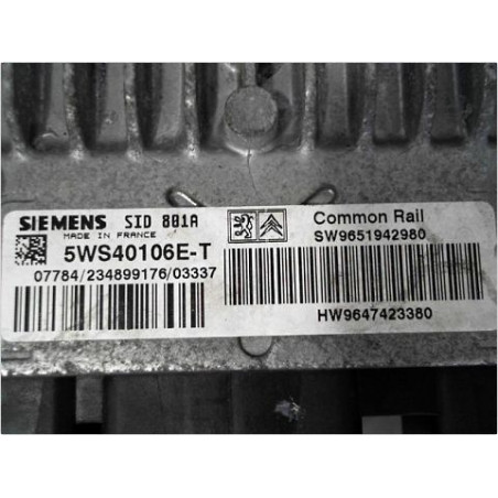 CALCULATEUR MOTEUR CITROEN XSARA 2000-