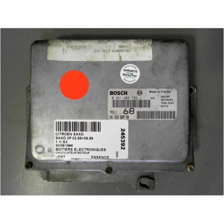 CALCULATEUR MOTEUR CITROEN SAXO 96-99