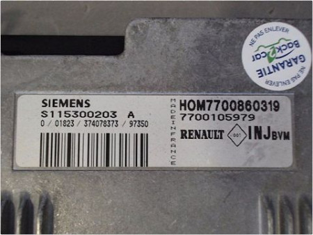 CALCULATEUR MOTEUR RENAULT MEGANE I PH1 -99