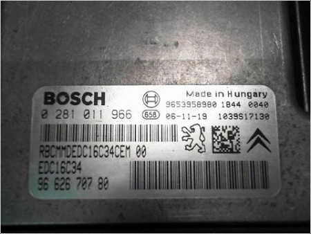 CALCULATEUR MOTEUR CITROEN C4 COUPE 04-08