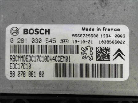 CALCULATEUR MOTEUR CITROEN C3 II 09-13