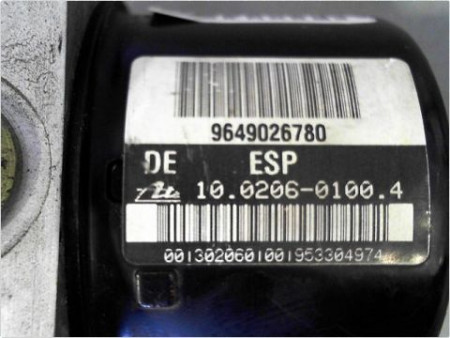 UNITE HYDRAULIQUE ABS PEUGEOT 206 SW 02-06