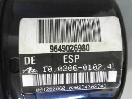 UNITE HYDRAULIQUE ABS PEUGEOT 206 98-09