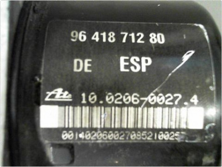 UNITE HYDRAULIQUE ABS PEUGEOT 206 98-09