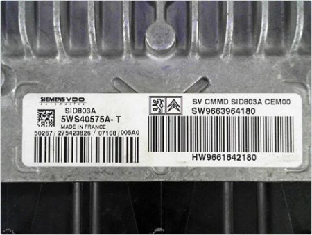 CALCULATEUR MOTEUR PEUGEOT 607 PH2 04-12