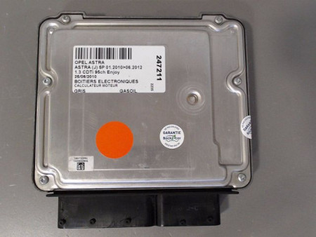 CALCULATEUR MOTEUR OPEL ASTRA (J) 2010-2012