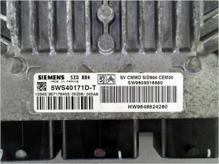 CALCULATEUR MOTEUR PEUGEOT 1007 05-10