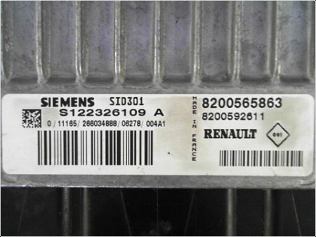CALCULATEUR MOTEUR RENAULT SCENIC II PH2 06-09