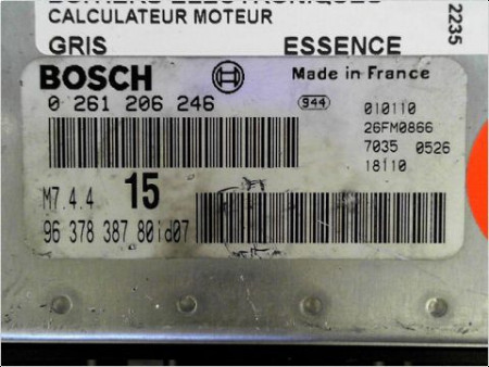 CALCULATEUR MOTEUR CITROEN SAXO 99-04