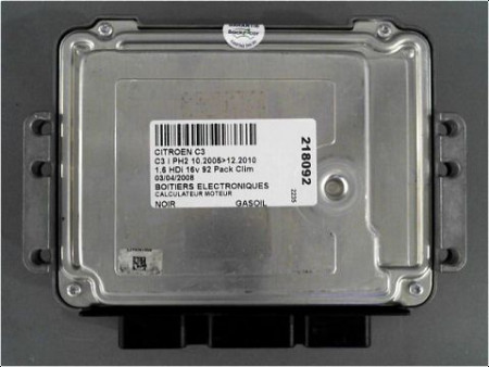 CALCULATEUR MOTEUR CITROEN C3 PH2 2005-2010