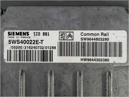 CALCULATEUR MOTEUR CITROEN C5 2001-2004