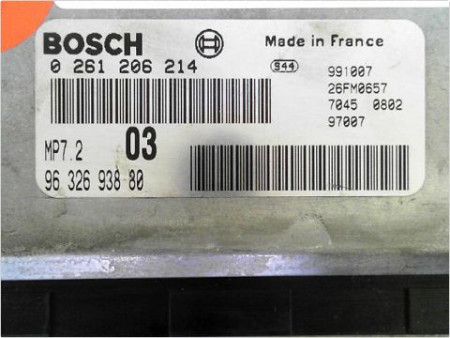 CALCULATEUR MOTEUR PEUGEOT 306 97-2001