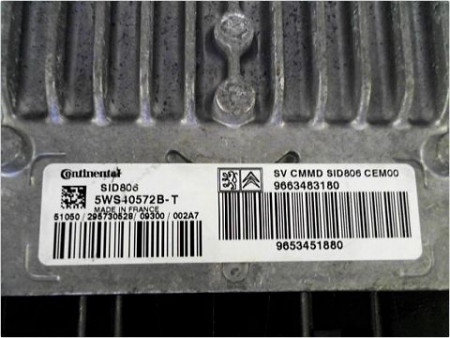 CALCULATEUR MOTEUR CITROEN C2 2005-