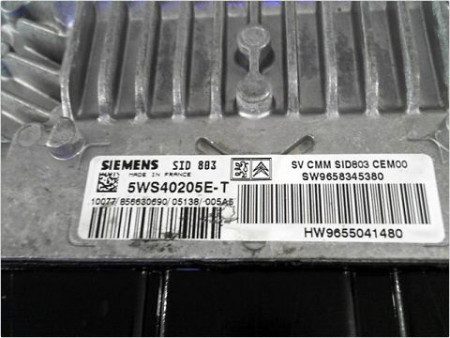 CALCULATEUR MOTEUR PEUGEOT 407 SW