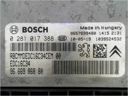 CALCULATEUR MOTEUR PEUGEOT 207 2006-2013