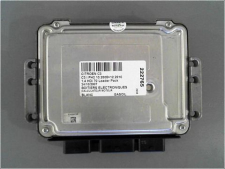 CALCULATEUR MOTEUR CITROEN C3 PH2 2005-2010