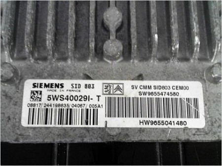 CALCULATEUR MOTEUR PEUGEOT 307 2001-2005