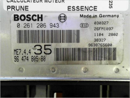 CALCULATEUR MOTEUR PEUGEOT 307 2001-2005