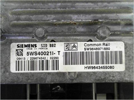 CALCULATEUR MOTEUR CITROEN C3 2002-2005