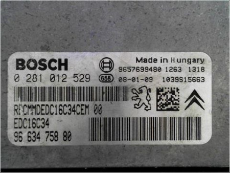 CALCULATEUR MOTEUR CITROEN C3 PH2 2005-2010