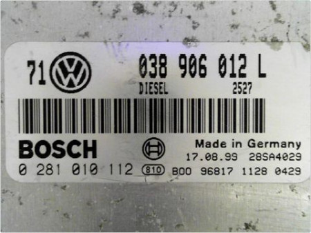 CALCULATEUR MOTEUR VOLKSWAGEN GOLF IV 98-2004