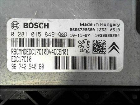 CALCULATEUR MOTEUR PEUGEOT 207 2006-2013