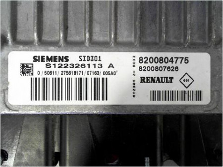 CALCULATEUR MOTEUR RENAULT SCENIC II PH.1 02-06