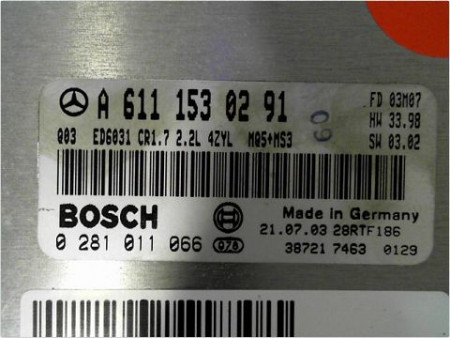 CALCULATEUR MOTEUR MERCEDES VITO COMBI 96-03