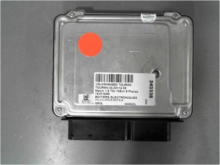 CALCULATEUR MOTEUR VOLKSWAGEN TOURAN 03-06