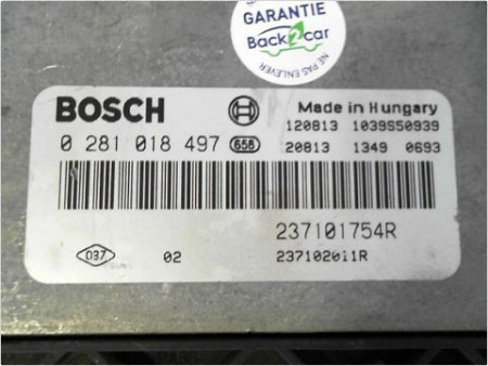 CALCULATEUR MOTEUR RENAULT TRAFIC II L1H1 1000KG 2006-