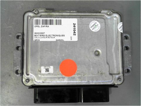 CALCULATEUR MOTEUR OPEL ZAFIRA
