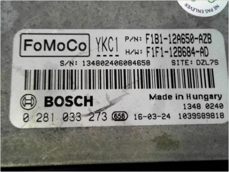 CALCULATEUR MOTEUR FORD FIESTA 2012-