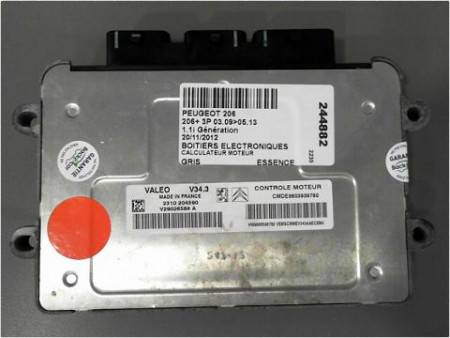 CALCULATEUR MOTEUR PEUGEOT 206+ 09-13