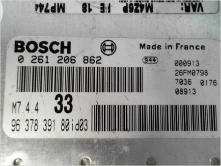 CALCULATEUR MOTEUR PEUGEOT PARTNER -2002