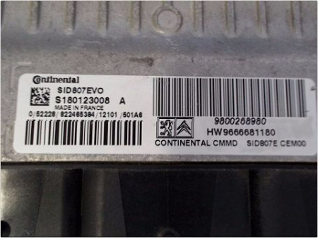 CALCULATEUR MOTEUR PEUGEOT 308 PH2  2011-2013