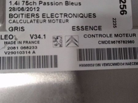 CALCULATEUR MOTEUR CITROEN C3 II 09-13