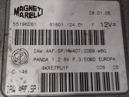 CALCULATEUR MOTEUR FIAT PANDA II 03-12