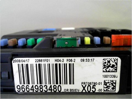BOITIER GESTION HABITACLE PEUGEOT 207 SW 2007-2013
