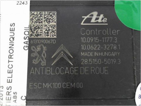 UNITE HYDRAULIQUE ABS PEUGEOT 208 12-15