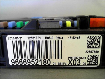 BOITIER GESTION HABITACLE CITROEN C3 II PH2 2013-2016