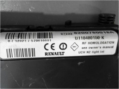 BOITIER GESTION HABITACLE RENAULT SCENIC II PH2 06-09