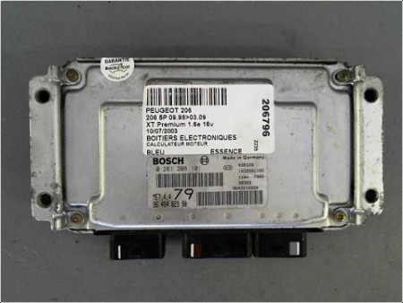 CALCULATEUR MOTEUR PEUGEOT 206 98-09