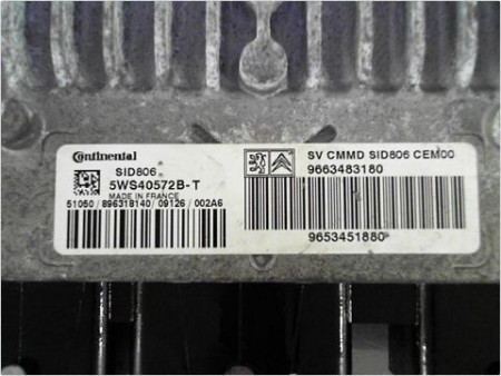 CALCULATEUR MOTEUR CITROEN C2 PH2 08-09